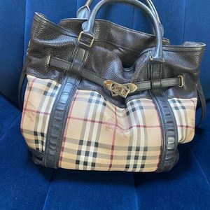 Burberry tote shoulder bag